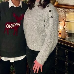 Jessica Simpson Cropped Turtleneck Sweater